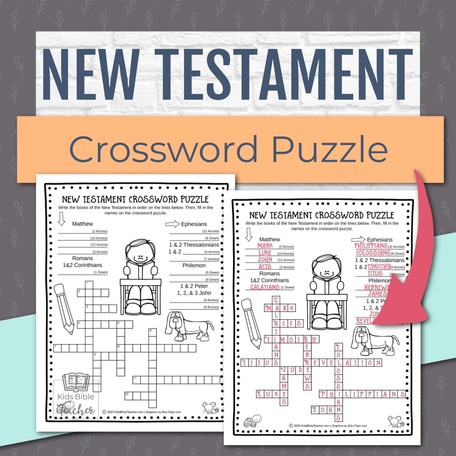 Free Sunday School Crossword Printables