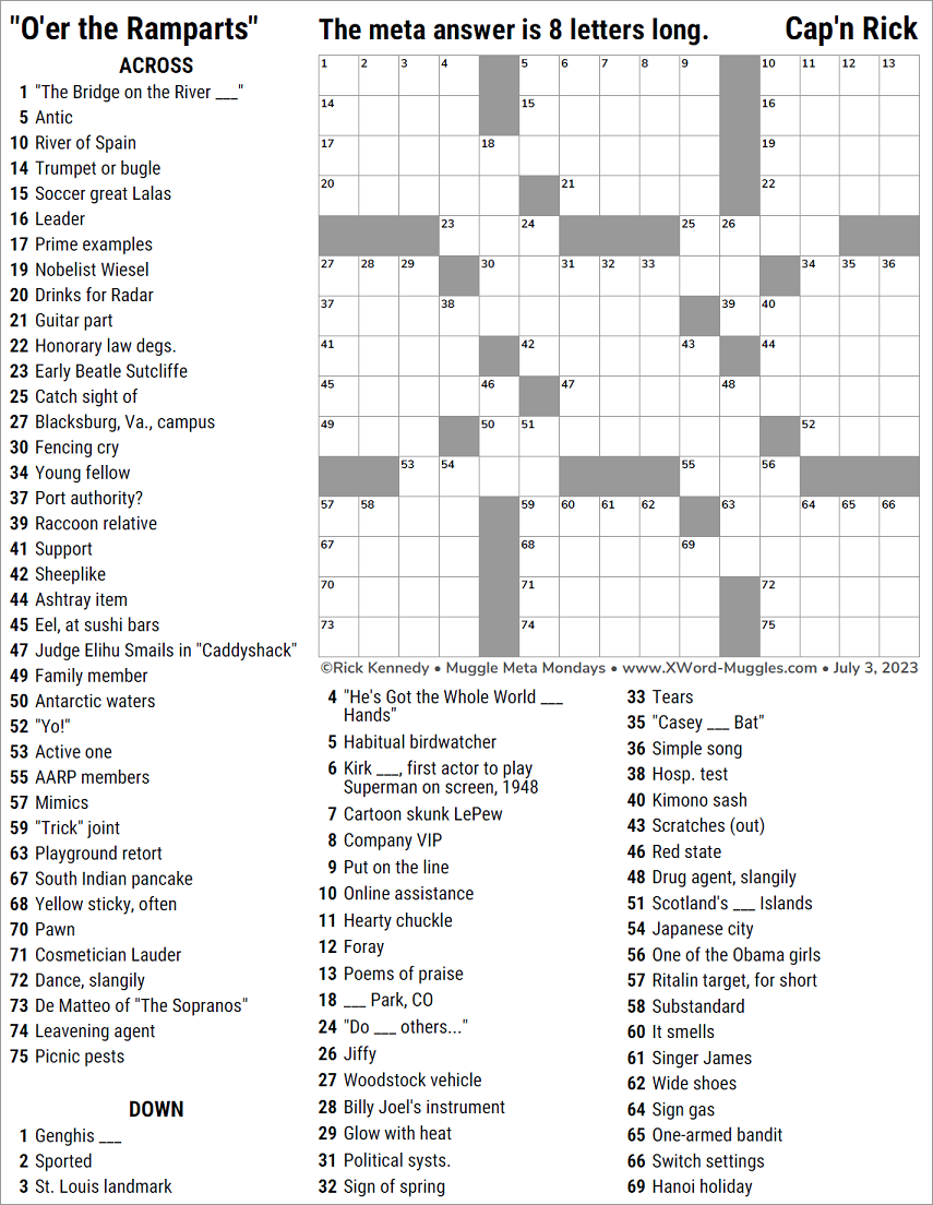 Wsj Crossword Puzzles Printable