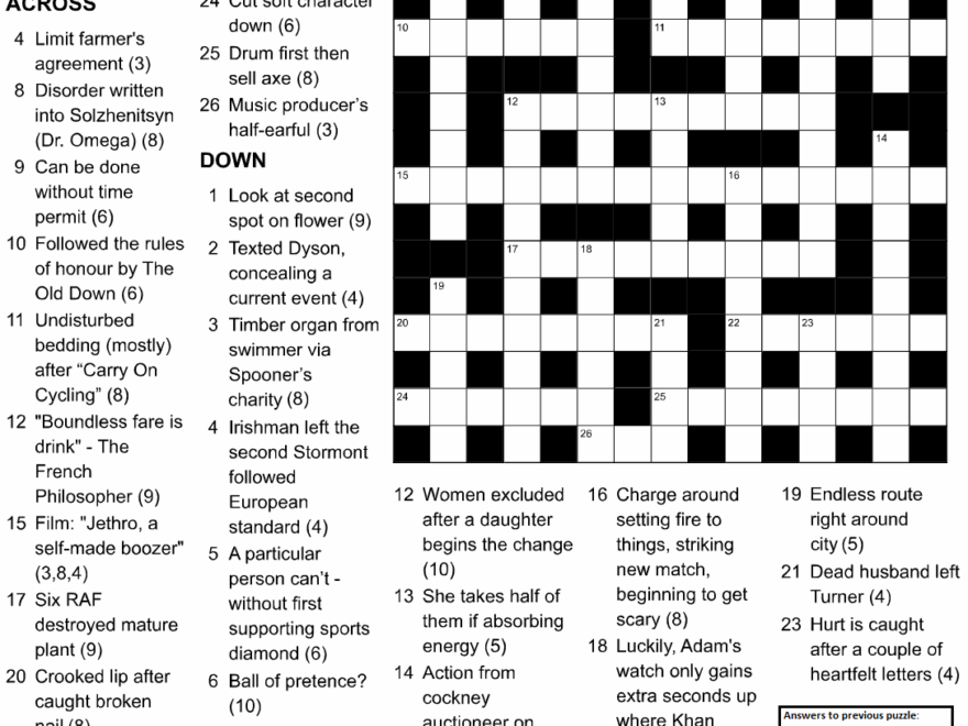 Phil s Crossword Puzzles