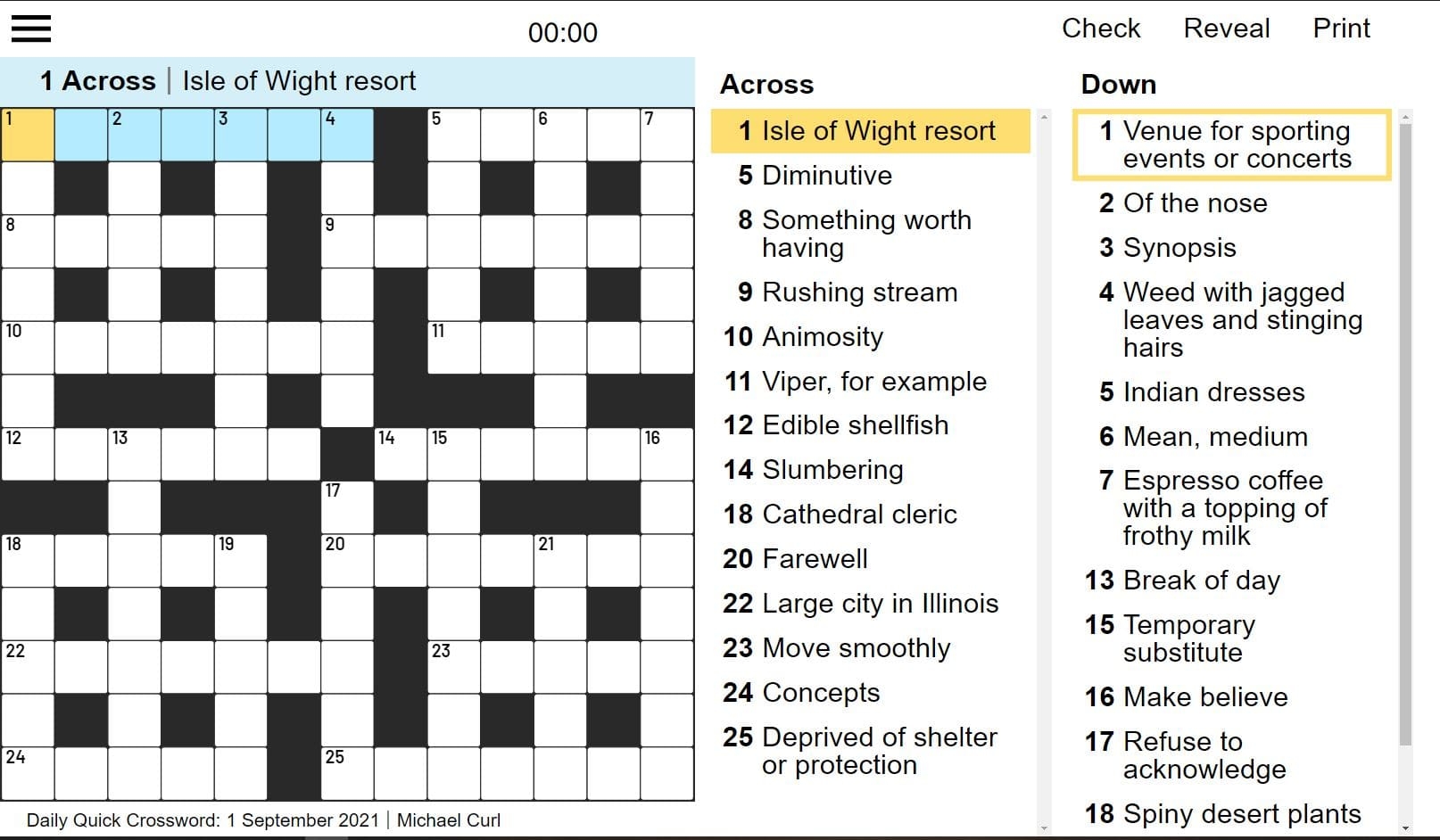 Play The Best Daily Quick Crossword From AARP Games Play The Best Daily Quick Crossword From AARP Games