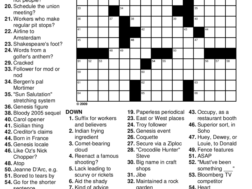 Printable Crossword Puzzle 127 Tat Away Beekeeper Crosswords