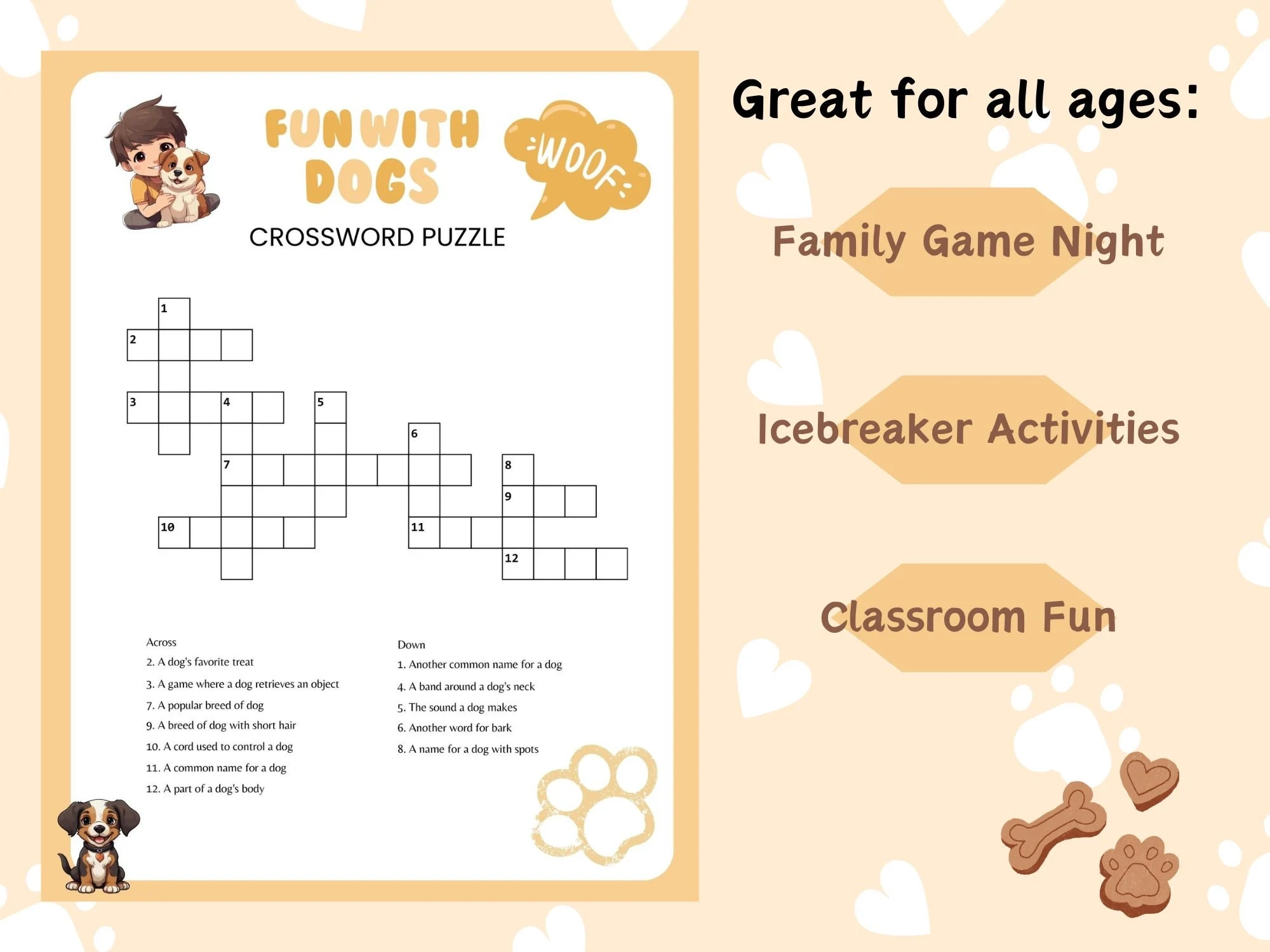 Dog Breed Crossword Puzzles Printable Dog Breed Crossword Puzzles Printable