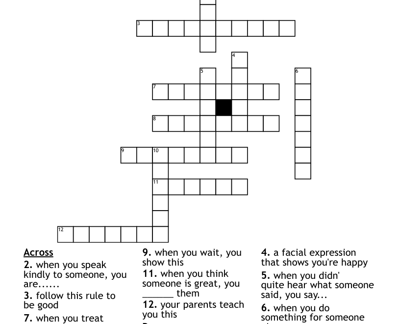 Respect Crossword WordMint