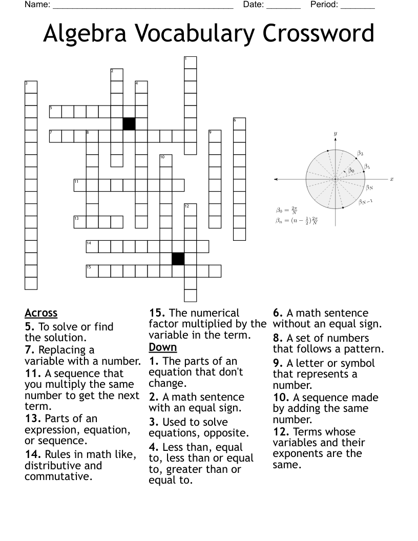 Sequences Crossword WordMint