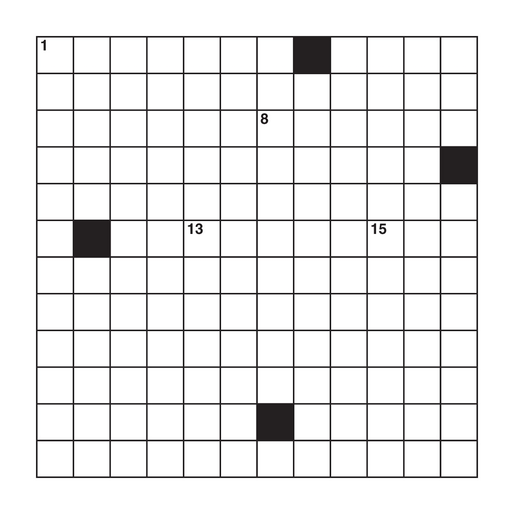 Skeleton Crossword Puzzler