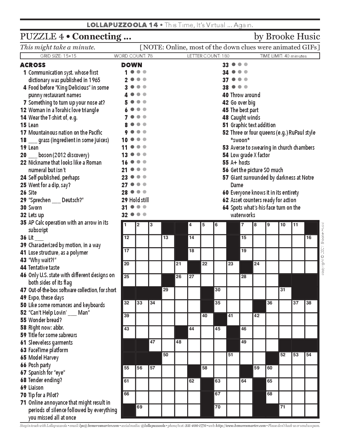 Printable New Yor Times Thursday Crossword Printable New Yor Times Thursday Crossword