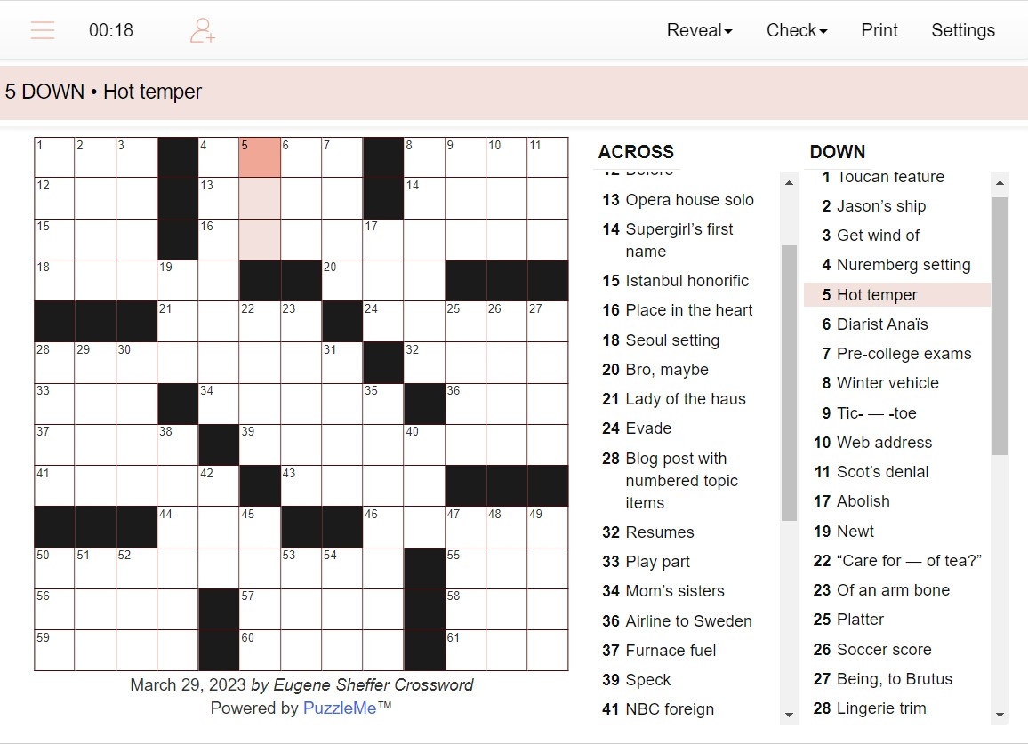 Crosswords Printable Daily Express