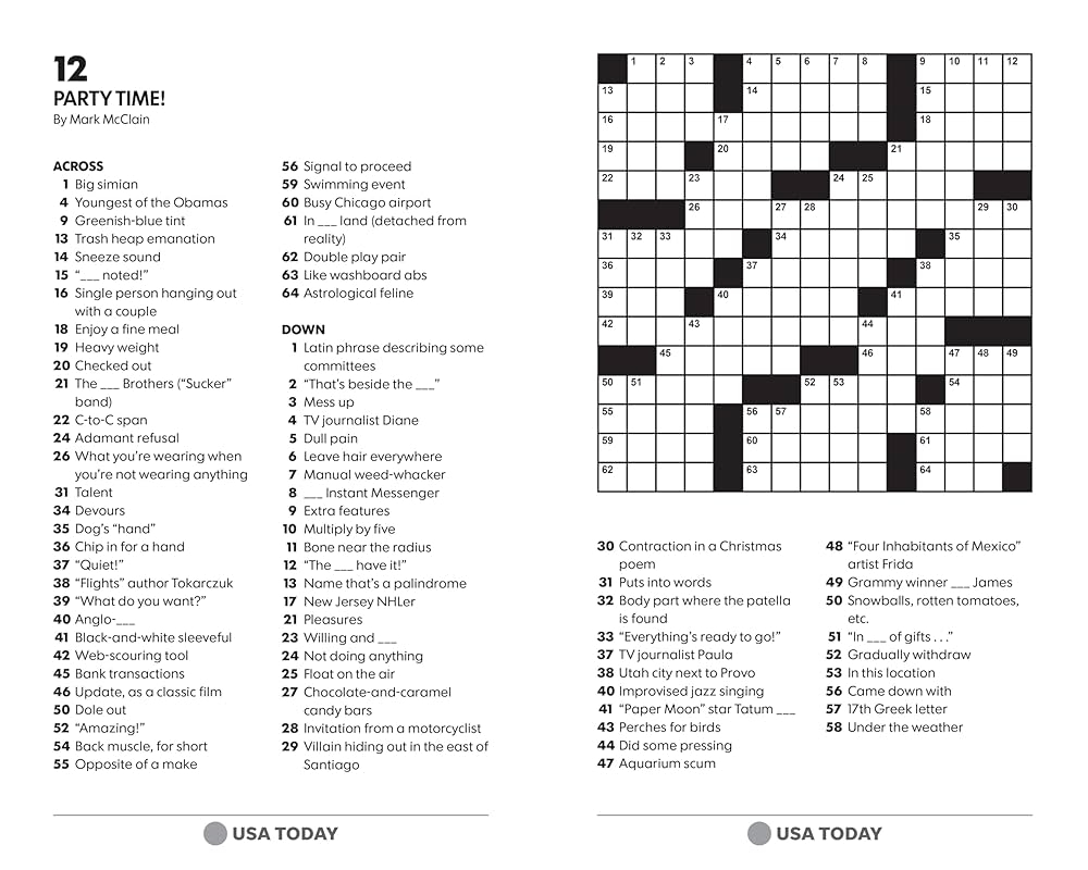 USA TODAY Teatime Crosswords 200 Puzzles USA Today Puzzles USA TODAY 9781524869922 Amazon Books USA TODAY Teatime Crosswords 200 Puzzles USA Today Puzzles USA TODAY 9781524869922 Amazon Books